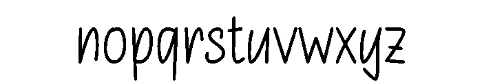 Couples Memories Font LOWERCASE