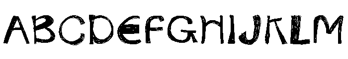 Cousine Handraw Regular Font UPPERCASE
