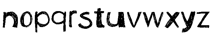 Cousine Handraw Regular Font LOWERCASE