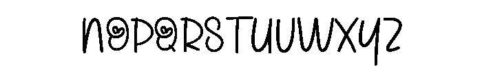Cover Memo Font LOWERCASE