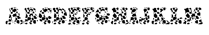 Cow Brown Font Font UPPERCASE