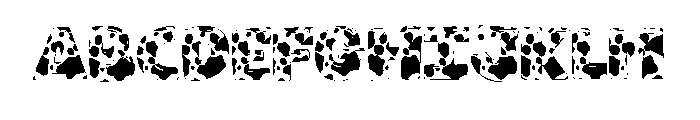 Cow Farm Font Font UPPERCASE