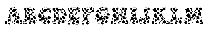 Cow Font Font UPPERCASE