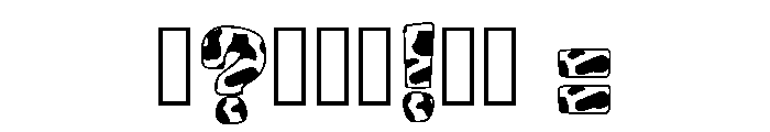 Cow Milk Regular Font OTHER CHARS