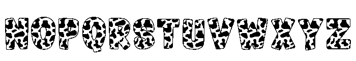 Cow Milk Regular Font LOWERCASE