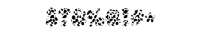 Cow Purple Font Font OTHER CHARS
