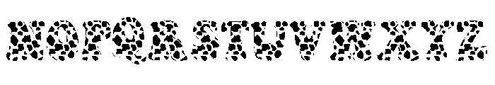 Cow Purple Font Font LOWERCASE