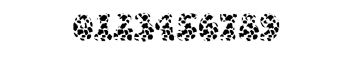 Cow black Font Font OTHER CHARS
