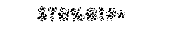 Cow black Font Font OTHER CHARS