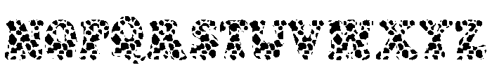 Cow black Font Font UPPERCASE