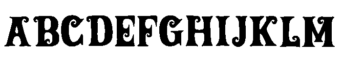 Coward Usurper Font UPPERCASE