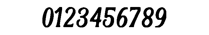 Cowbell Font OTHER CHARS