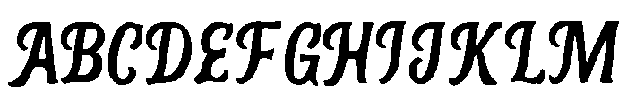 Cowbell Font UPPERCASE