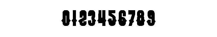 Cowbow Block Font OTHER CHARS