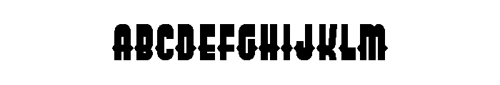 Cowbow Block Font UPPERCASE