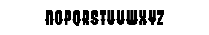 Cowbow Block Font UPPERCASE
