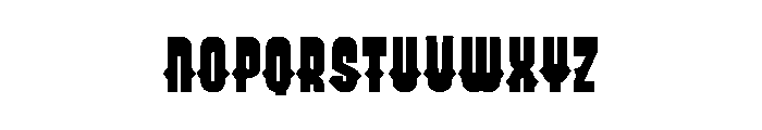 Cowbow Block Font LOWERCASE
