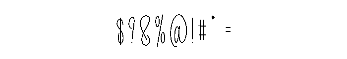 Cowboy Birthday Font OTHER CHARS