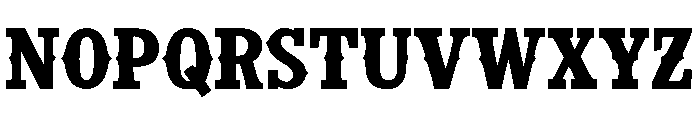 Cowboy Block Font LOWERCASE