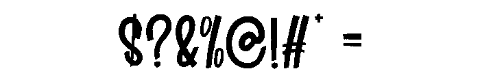 Cowboy Bomber Font OTHER CHARS