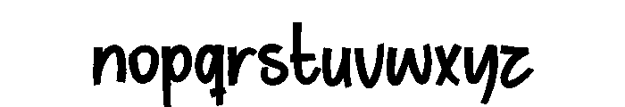 Cowboy Bomber Font LOWERCASE