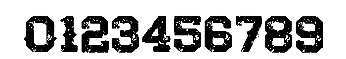 Cowboy Distress Regular Font OTHER CHARS
