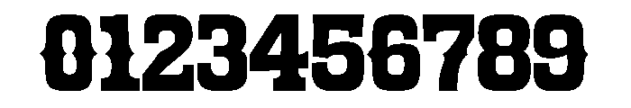 Cowboy Forge Font OTHER CHARS