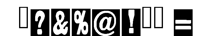 Cowboy Frame Regular Font OTHER CHARS