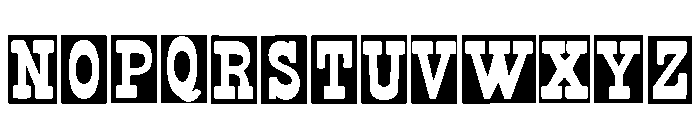 Cowboy Frame Regular Font UPPERCASE