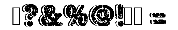 Cowboy Grunge Regular Font OTHER CHARS