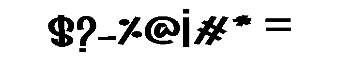 Cowboy Japane Font OTHER CHARS
