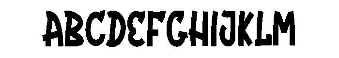 Cowboy Japane Font UPPERCASE