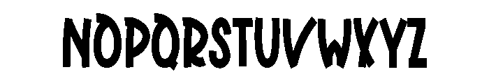 Cowboy Japane Font UPPERCASE