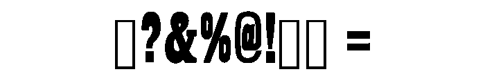 Cowboy Legend Regular Font OTHER CHARS