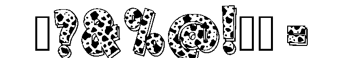 Cowboy Milky Regular Font OTHER CHARS