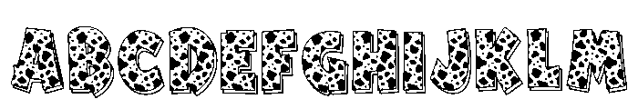 Cowboy Milky Regular Font UPPERCASE