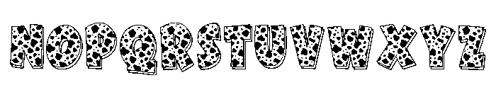 Cowboy Milky Regular Font UPPERCASE