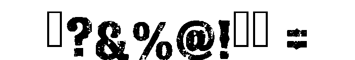 Cowboy Retro Regular Font OTHER CHARS