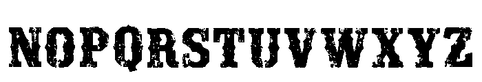 Cowboy Retro Regular Font UPPERCASE