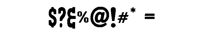 Cowboy Rider Regular Font OTHER CHARS
