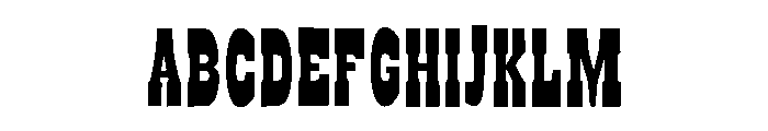 Cowboy Rider Regular Font UPPERCASE