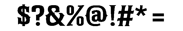 Cowboy Rodeo Font OTHER CHARS