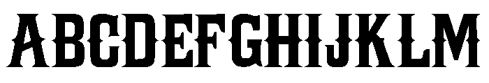 Cowboy Rodeo Font UPPERCASE