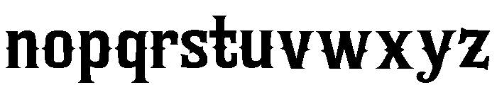 Cowboy Rodeo Font LOWERCASE