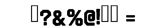 Cowboy School Regular Font OTHER CHARS