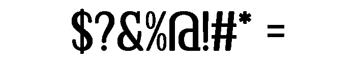 Cowboy Senior Font OTHER CHARS