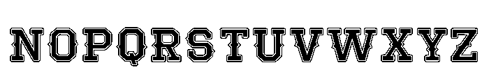 Cowboy Varsity Regular Font UPPERCASE