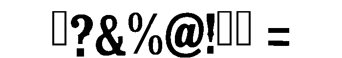 Cowboy Zombie Regular Font OTHER CHARS