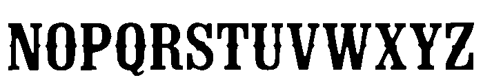Cowboy Zombie Regular Font LOWERCASE