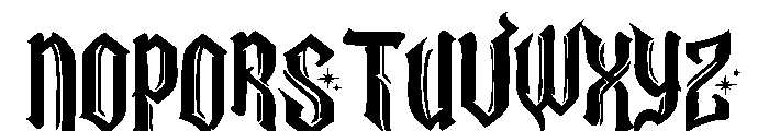 Cowboy  wanted Font UPPERCASE